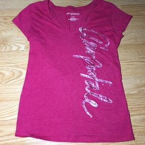 Aeropostale Logo V-Neck Shirt